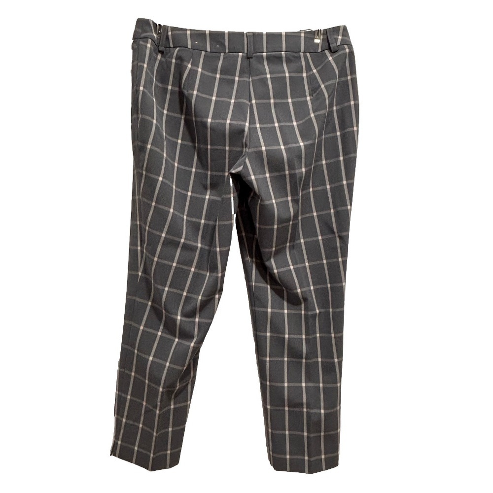 Cleo petites Everybody ankle pants grey and white size 10 petite - Picture 2 of 11